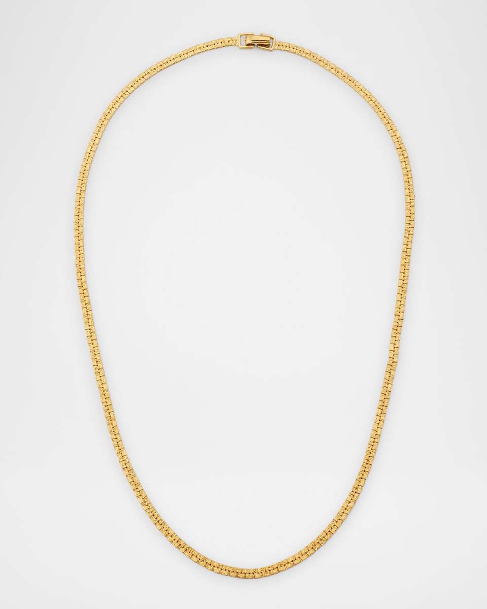 Textured Sparkle Chain Necklace